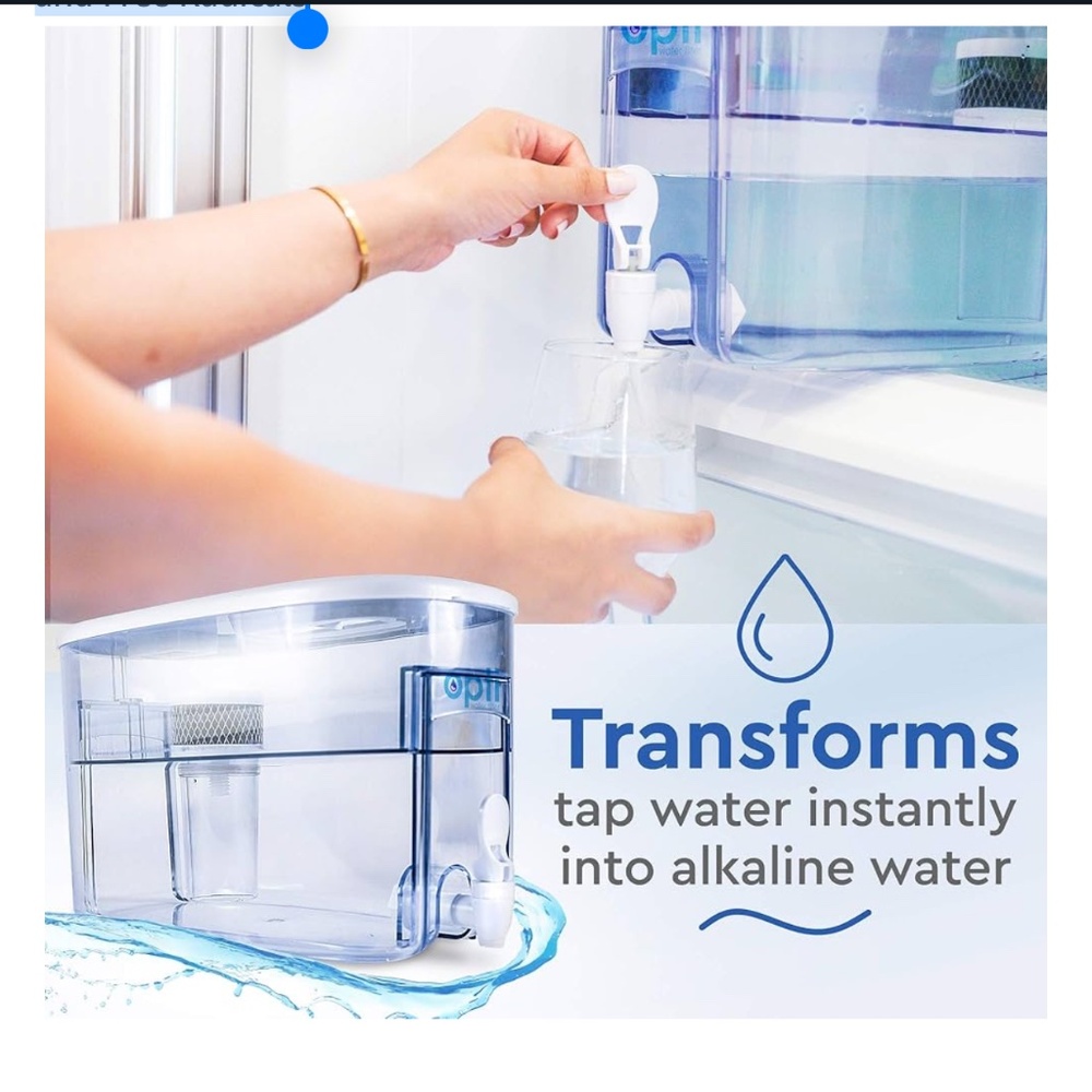 Opti water filter Alkaline water with extra filter